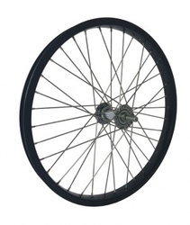 Transp.-Laufrad 20x2.25 36L Schwarz  Achse Ø 12mm.GW 105 150 mm lg. - Produktbild - 1