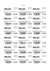 Etiketten A4, 40x60mm 25 Seiten je 18 Etiketten pro Seite, perforiert - Produktbild - 1