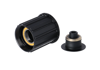 Freilauf/Rotor Umrüstkit Shimano für Ratchet EXP, DT SWISS, Shimano ROAD Kassettenaufnahme, Material: Aluminium, Ausführung: Light S mit Ceramic-Lagern, mit Endkappe, Größe: 5 x 130 mm, Farbe: Schwarz, VE: 1 Kit - Produktbild - 2