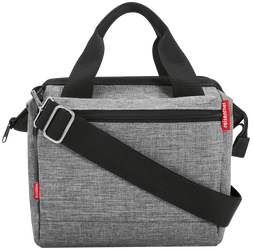 Lenkertasche KLICKfix Roomy twist silver, 24x22x13cm, ohne Lenkerad. - Produktbild - 1
