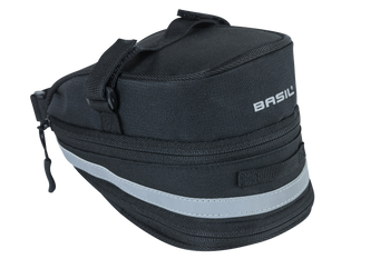 Satteltasche Basil Mada schwarz, 19x11x13cm, 1,0-1,5L - Produktbild - 1