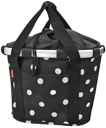 City-Tasche KLICKfix Bikebasket black dots, 35x28x26cm, Reisenthel - Produktbild - 1 City-Tasche KLICKfix Bikebasket black dots, 35x28x26cm, Reisenthel - Produktbild - 1