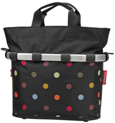 City-Tasche KLICKfix Bikebasket oval dots, 34x31x17,5cm, Reisenthel - Produktbild - 1