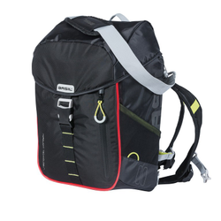 Fahrradrucksack Basil Miles Nordlicht, black lime, 31x17x44cm, 17ltr, wasserd. - Produktbild - 1