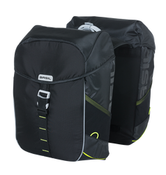 Basil Miles Doppelpacktasche black lime 32 Liter wasserdicht - Produktbild - 1 Basil Miles Doppelpacktasche black lime 32 Liter wasserdicht - Produktbild - 1