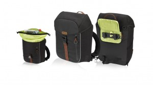 XLC Einzelpacktasche BA-W31 schwarz/braun, 14 ltr - Produktbild - 1