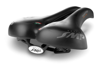 Sattel Selle SMP Martin Touring Med. Gel schwarz, Unisex, 255x218mm, ca. 655g - Produktbild - 1