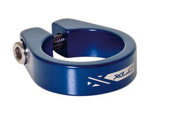 XLC SATTELSTÜTZ-KLEMMRING PC-B09 Ø 31,6MM, BLAU, ALU, MIT INNENSECHSKANT - Produktbild - 1