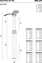 250-20-69754-4055149297985-Wiener-2-21108240-21108240.png XLC ALL MTN TELESKOPSATTELSTÜTZE SP-T05 Ø31,6MM, 361MM, SZ, 50-120KG, HUB 100MM - Produktbild - 2