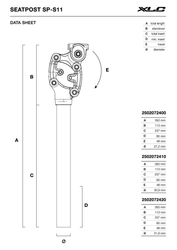 XLC FEDERSATTELSTÜTZE SP-S11 Ø 31,6MM, 350MM, SCHWARZ - Produktbild - 2