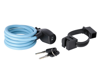 Kabelschloss AXA Resolute 120/8 Länge 120cm, Ø8mm, ice blue - Produktbild - 1