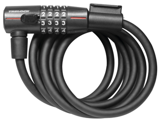 Zahlen-Spiralkabelschloss Trelock SK 210 Länge 180cm, Ø10mm, schwarz - Produktbild - 1
