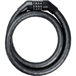 Panzerkabel-Zahlenschloss Trelock PK 360 Länge 100cm, Ø19mm, sw, m. Halter, Code - Produktbild - 1