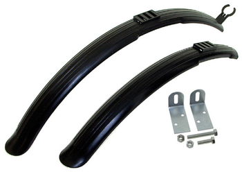 Steckblechset Import 26", 60mm, schwarz, mit Spritzschutz - Produktbild - 1