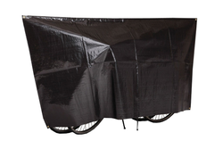 3bb27f0f8c8870a4d6a70ea1c8eea609-21110220.JPG Fahrradschutzhülle Duo VK f. 2 Fahrräder 130 x 250cm, schwarz, inklusive Ösen - Produktbild - 1