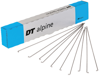Speichen DT Swiss Alpine 2.0x2.34x254mm Karton 100 St. silber, Niro, ohne Nippel - Produktbild - 1 Speichen DT Swiss Alpine 2.0x2.34x254mm Karton 100 St. silber, Niro, ohne Nippel - Produktbild - 1