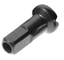 Nippel DT Swiss M 2X16, vernickelt 100 Stück, m. Rundkopf, schwarz - Produktbild - 1