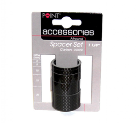A-Head Spacer-Set 1 1/8" Carbon 3/5/10/15/20mm - Produktbild - 1