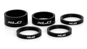 XLC A-HEAD SPACER-SET AS-A02 3 X 5, 1 X 10, 1 X 15MM, 1", SCHWARZ - Produktbild - 1