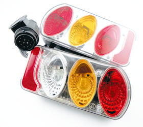 Rücklichter rechts und links für Kupplungsträger Peruzzo Parma - Produktbild - 1