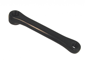 Kurbel links, 170mm lg. Stahl, schwarz 4-kant - Produktbild - 1