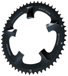 Kettenblatt Stronglight Dura-Ace 130mm außen 50 Zähne, schwarz, ct², 10-fach - Produktbild - 1
