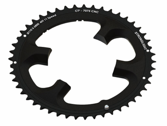 Kettenblatt Stronglight Ultegra 110mm außen 51 Zähne, schwarz, ct², 11-fach - Produktbild - 1