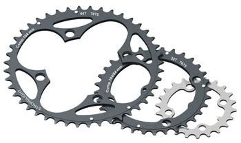 Kettenblatt Stronglight MTB 104/64 XCE außen 44 Zähne, schwarz, 9-fach - Produktbild - 1