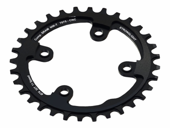 Kettenblatt Stronglight MTB Sram 1x11 für XX1 4-Arm 38Z mit Gewinde schwarz - Produktbild - 1