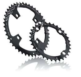 Kettenblatt Miche MTB XM TT BCD 104 außen 44 Zähne, schwarz, 9-fach - Produktbild - 1