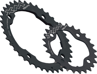 Kettenblatt Miche MTB XM TT SR BCD120/80 außen 40 Zähne, schwarz, 10-fach - Produktbild - 1