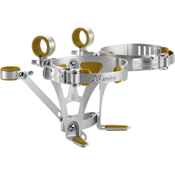Elite Flaschenhalter EROICA DOUBLE silber für 2 Flaschen - Produktbild - 1