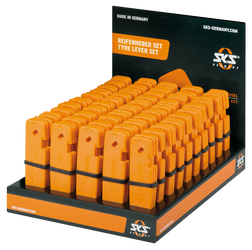 Reifenheber-Display SKS orange Verkaufsdisplay mit 50 Sets=150 Reifenh. - Produktbild - 1 Reifenheber-Display SKS orange Verkaufsdisplay mit 50 Sets=150 Reifenh. - Produktbild - 1