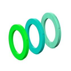 Blenden-Ring Kit für Bremszange, 4 Kolben Zange, ab MJ2015 (grün, cyan, mintgrün) (VE = 12 Stück) - Produktbild - 1