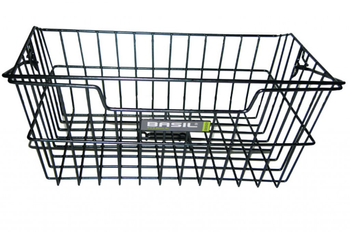 Hinterradkorb Basil Cairo 30,5x40,5x17cm,sw,weitmaschig,abgeschr - Produktbild - 1
