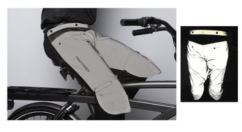 Beinschützer Rainlegs grau reflektierend, Gr. L - Produktbild - 1