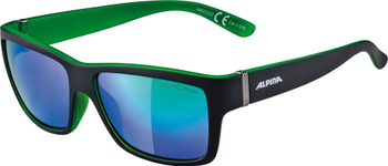 Sonnenbrille Alpina Kacey Rahmen sw matt/grün, Glas grün, versp. - Produktbild - 1