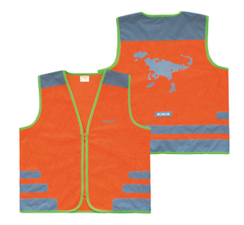 Sicherheitsweste Wowow Nutty Jacket für Kinder orange m.Refl.-Streifen Gr.XS - Produktbild - 1