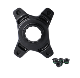 Crank Spider Fazua E-Bike 107mm,schwarz,inkl.Kettenblattschrauben - Produktbild - 2