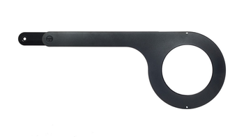 Kettenschutz Hebie 317 38 Zähne, schwarz matt - Produktbild - 1