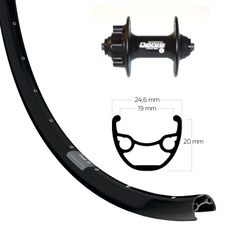 V-Rad 29" Deore 6.Loch schwarz SSP 32L Ryde Rival 19 Disc schw.Niro-Spei.(sz) - Produktbild - 1