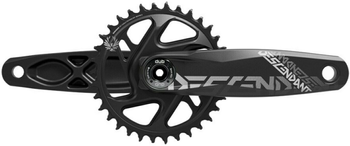 Kurbelgarnitur Truv.Desc.Downhill DUB83 170mm o.DUB-Lager,10-11f.alu,sw,34Z.X-Syn2,DM - Produktbild - 1