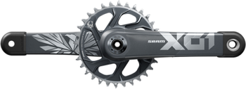 SRAM X01 Eagle Kurbelgarnitur, 175 mm, 32 Zähne, Kettenlinie 56,5 mm, DUB-Welle, Direct Mount, ohne Innenlager - Produktbild - 1