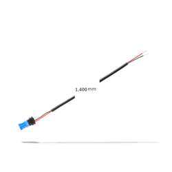 Kabel Stromversorgung 3rd Party Anwendung, 2 pol. Kabel 1.400 mm, zum Anschluss an den freien Stromanschluss mit 4 pol. nanoMQS-Stec ker - Produktbild - 1