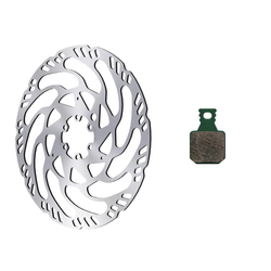 MT eSTOP Optimized Kit 203/C - 8.S: Bremsscheibe MDR-C, Ø 203 mm, 6-Loch und Bremsbelag 8.S, Sport (VE = 1 Set) - Produktbild - 1