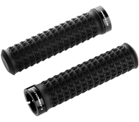 Lenkergriffe Dots schwarz Lockring Paar 130 mm 22,2 mm - Produktbild - 1 Lenkergriffe Dots schwarz Lockring Paar 130 mm 22,2 mm - Produktbild - 1