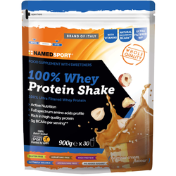 NAMEDSPORT Proteinpulver 100% WHEY PROTEIN SHAKE Haselnuss 900 g - Produktbild - 1