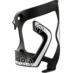 PRO Flaschenhalter Aluminium Seite Schwarz/Weiß Einschub links - Produktbild - 1 PRO Flaschenhalter Aluminium Seite Schwarz/Weiß Einschub links - Produktbild - 1