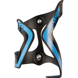 PRO Flaschenhalter Aluminium Seite Schwarz/Blau Einschub links - Produktbild - 1