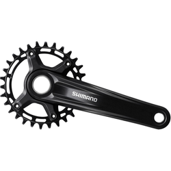 Kurbelgarnitur SHIMANO FC-MT510-1 12-f.,34Z,175mm,sw,2-teil.,o.Lagerschale - Produktbild - 1